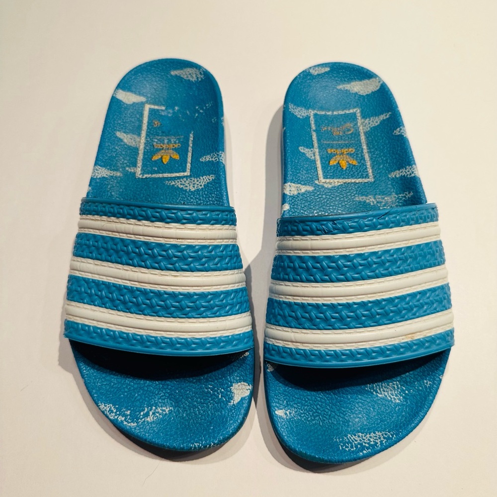 Adidas The Simpsons X Adilette Slide Clouds Size 4